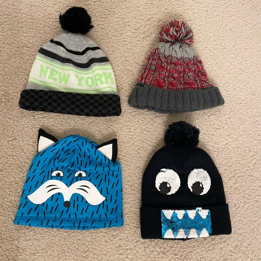 Kids H&M Beanie Bundle Size 4-8Y